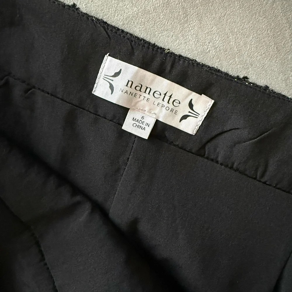 Nannette Charcoal Asymmetrical Skirt - Picture 6 of 7